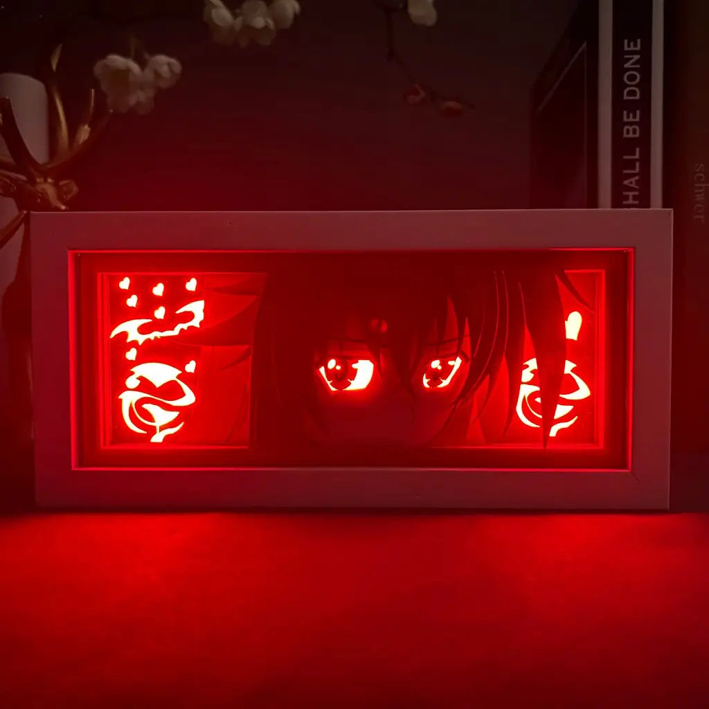 Crimson Demon Queen Anime Light Box