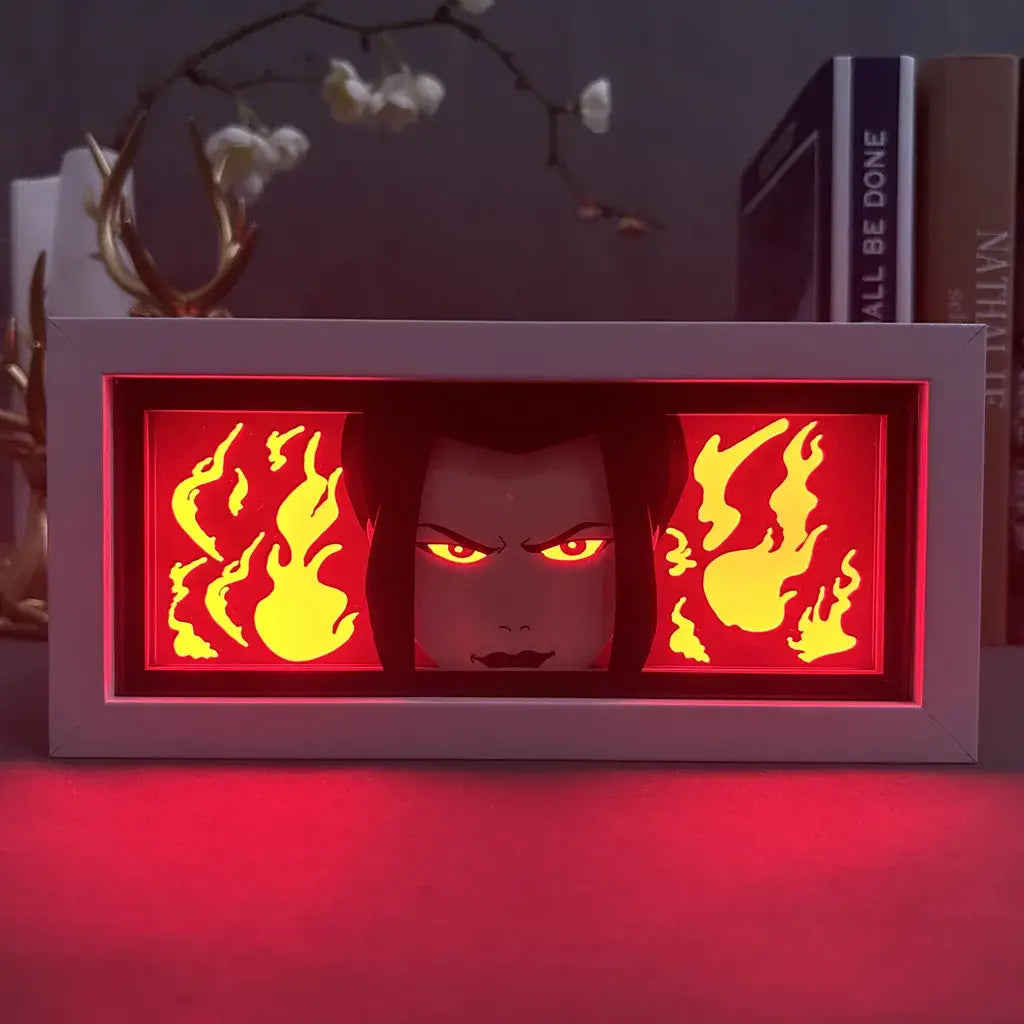Flaming Princess Anime Light Box