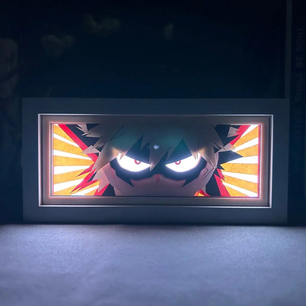 Explosive Combat Blaze Anime Light Box