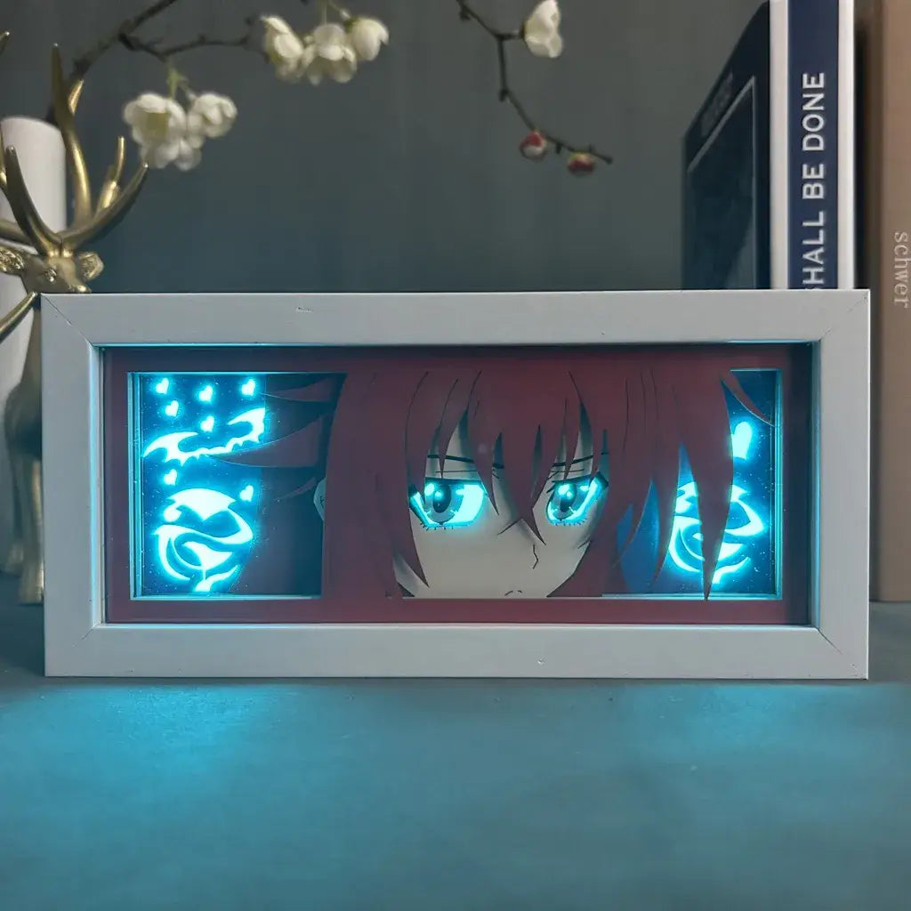 Crimson Demon Queen Anime Light Box