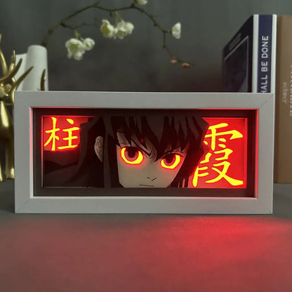 Misty Moonlight Swordsman Anime Light Box