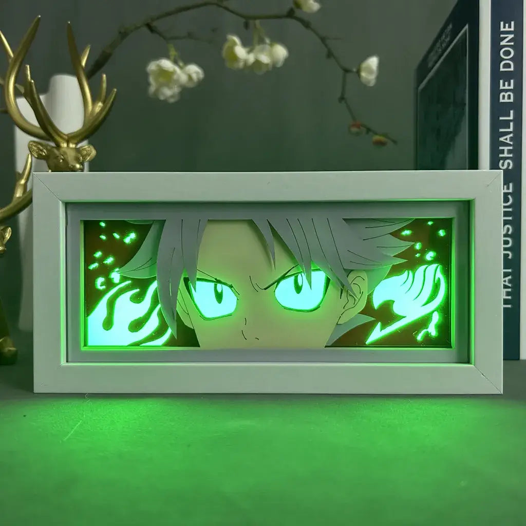 Fiery Dragon Slayer Anime Light Box