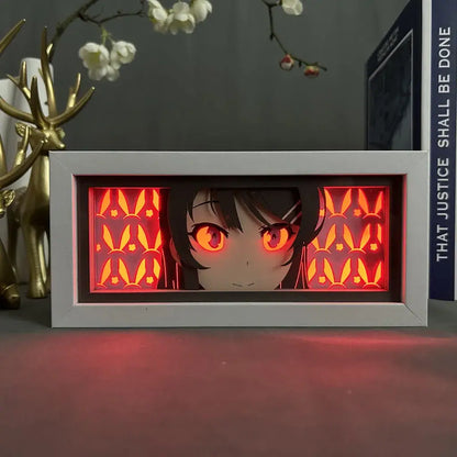 Ephemeral Bunny Girl Anime Light Box