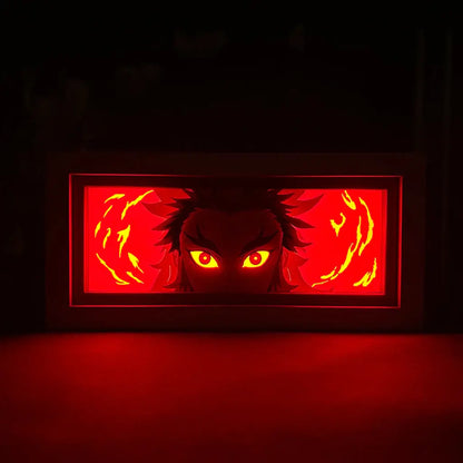 Blazing Flame Slayer Anime Light Box
