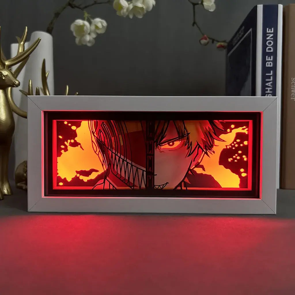 Chainsaw Heart Devil Anime Light Box