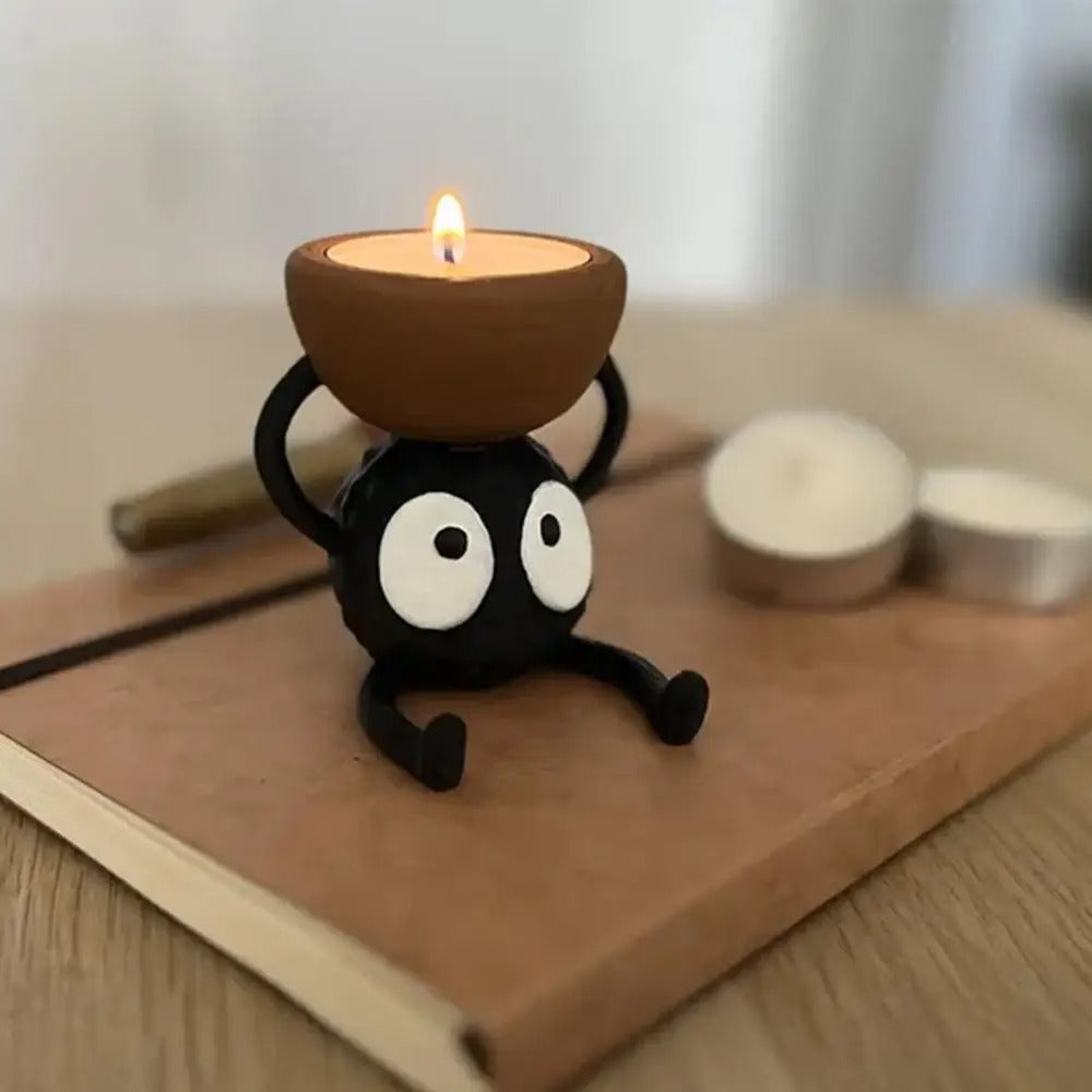 Soot Sprite Candle Holder