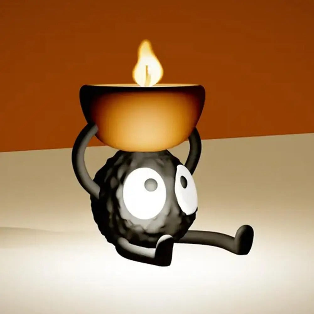 Soot Sprite Candle Holder