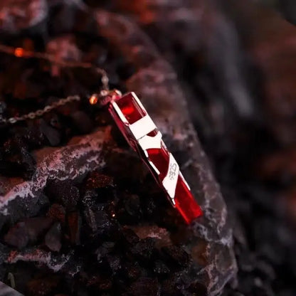 Saber of Red Gem Necklace