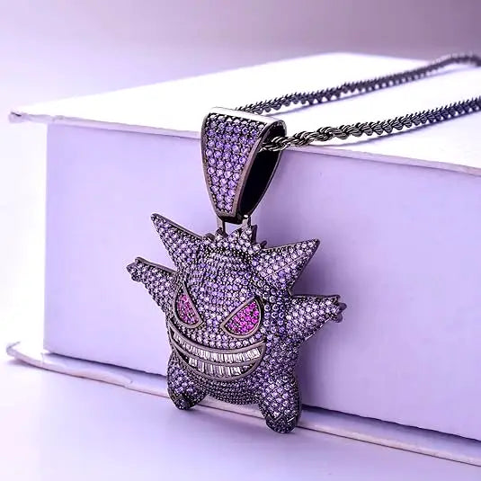 Gengar Purple Ice Necklace