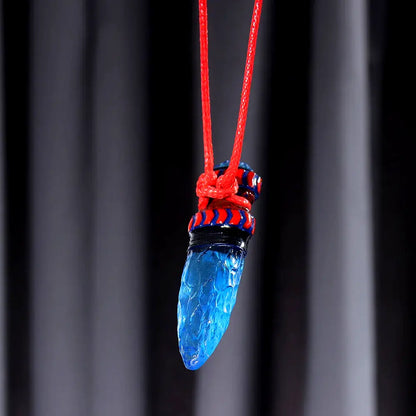 Princess Mononoke Blue Fang Necklace