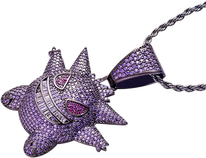 Gengar Purple Ice Necklace