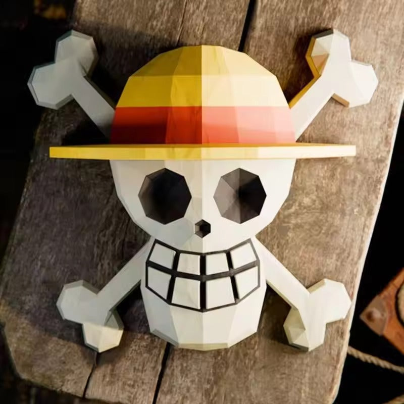 Straw Hat Pirates 3D Anime Origami DIY Art