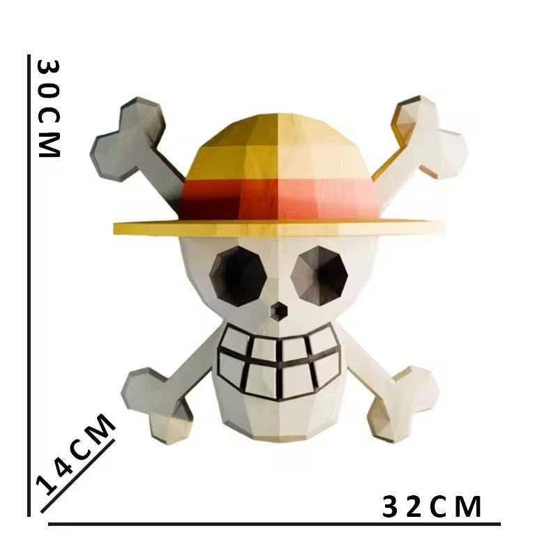 Straw Hat Pirates 3D Anime Origami DIY Art