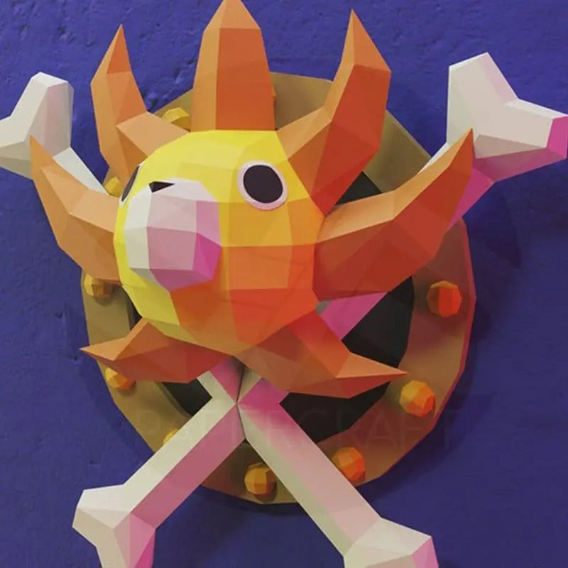 Thousand Sunny 3D Anime Origami DIY Art