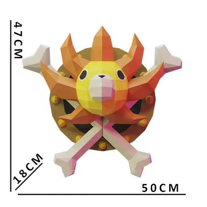 Thousand Sunny 3D Anime Origami DIY Art