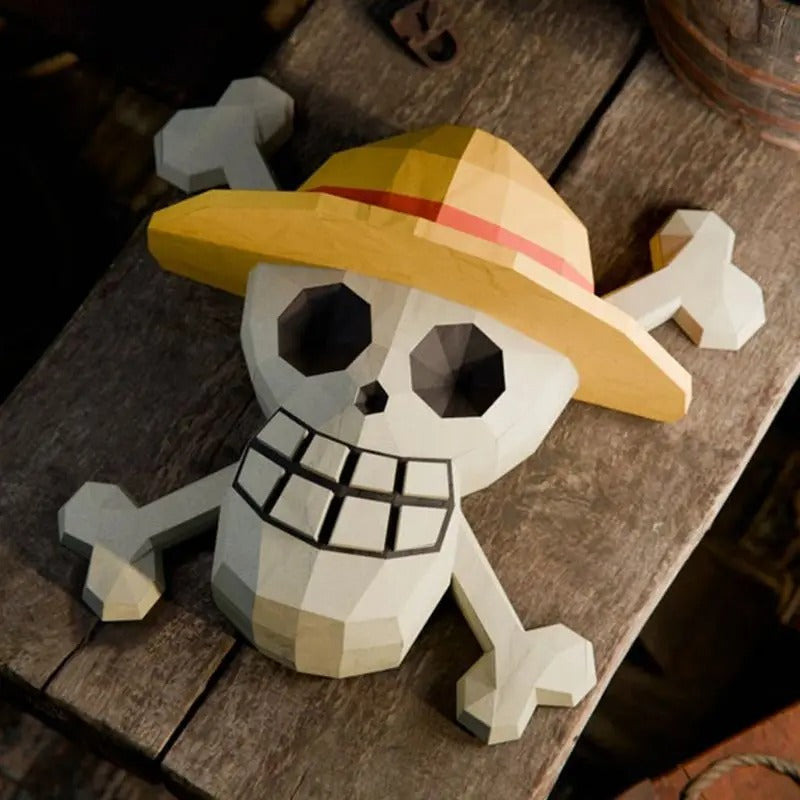 Straw Hat Pirates 3D Anime Origami DIY Art