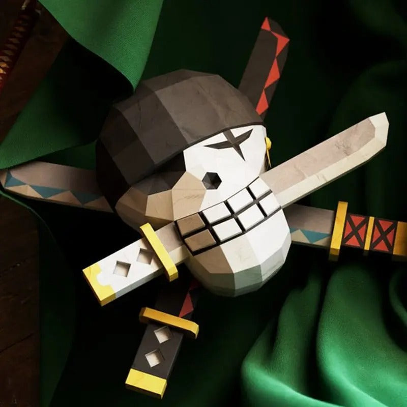 Zoro 3D Anime Origami DIY Art