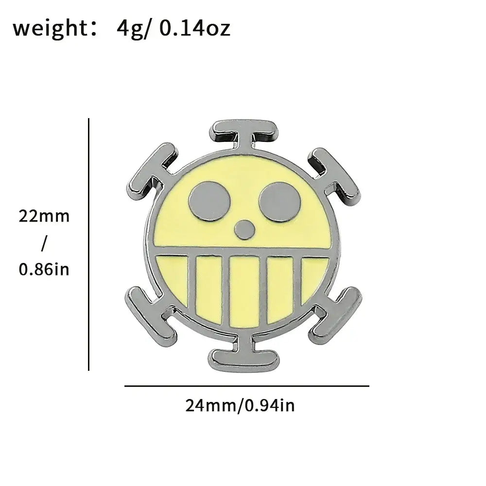 Heart Pirates Anime Pin