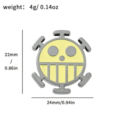 Heart Pirates Anime Pin