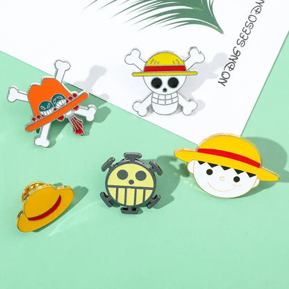 Luffy Hat Anime Pin