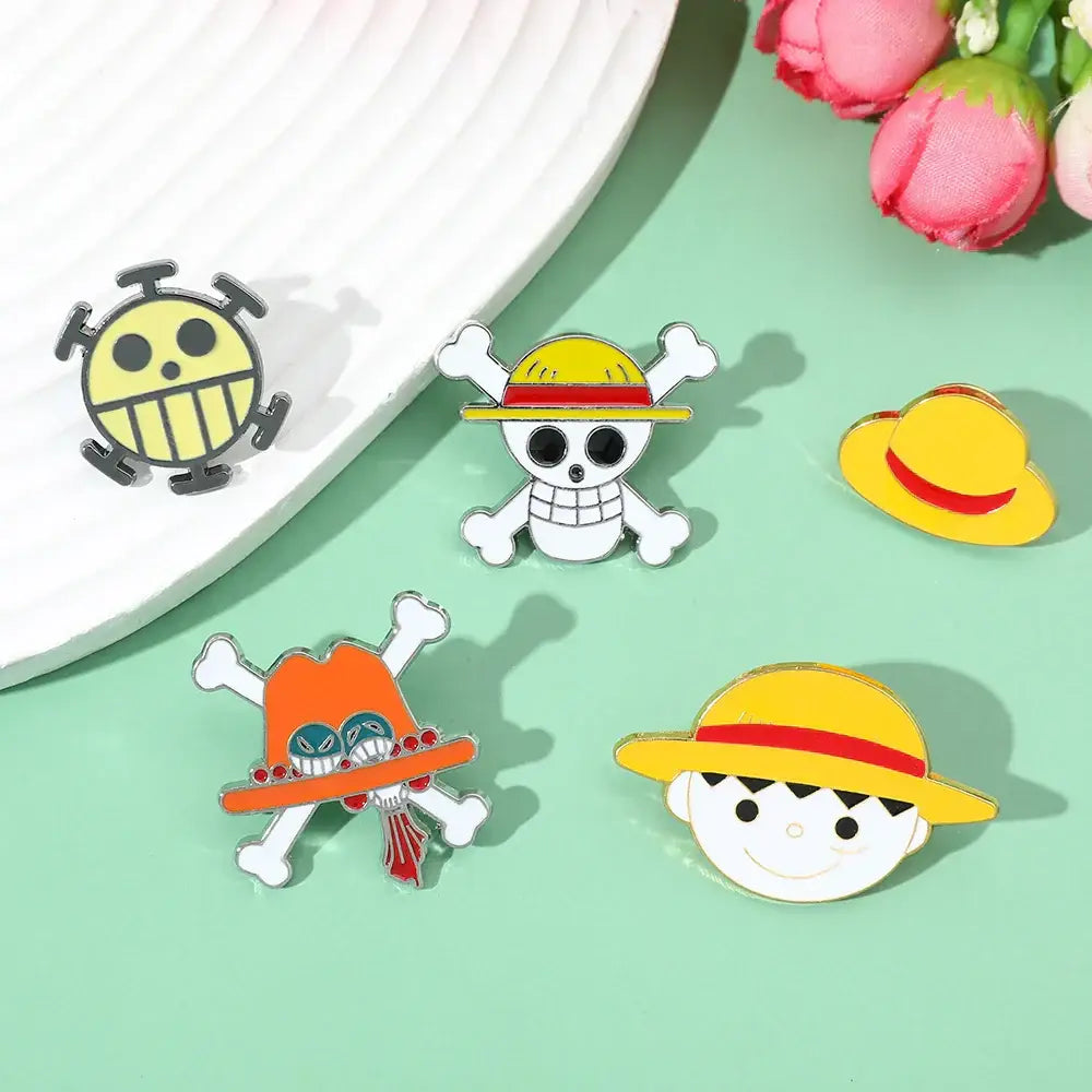 Luffy Hat Anime Pin