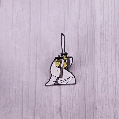 Samurai Jack Enamel Pin