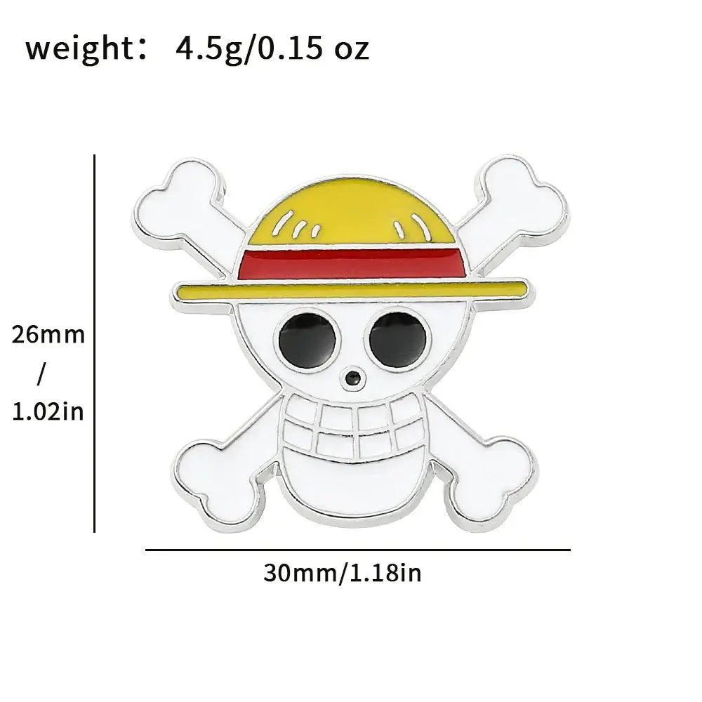 Straw Hat Pirates Anime Pin