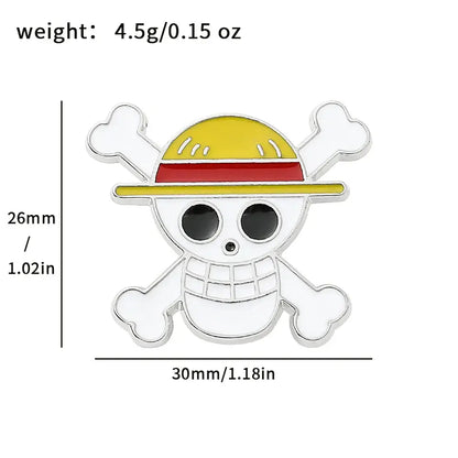 Straw Hat Pirates Anime Pin