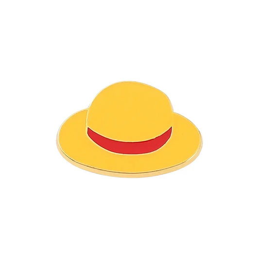 Épingle d&#39;anime de chapeau de Luffy