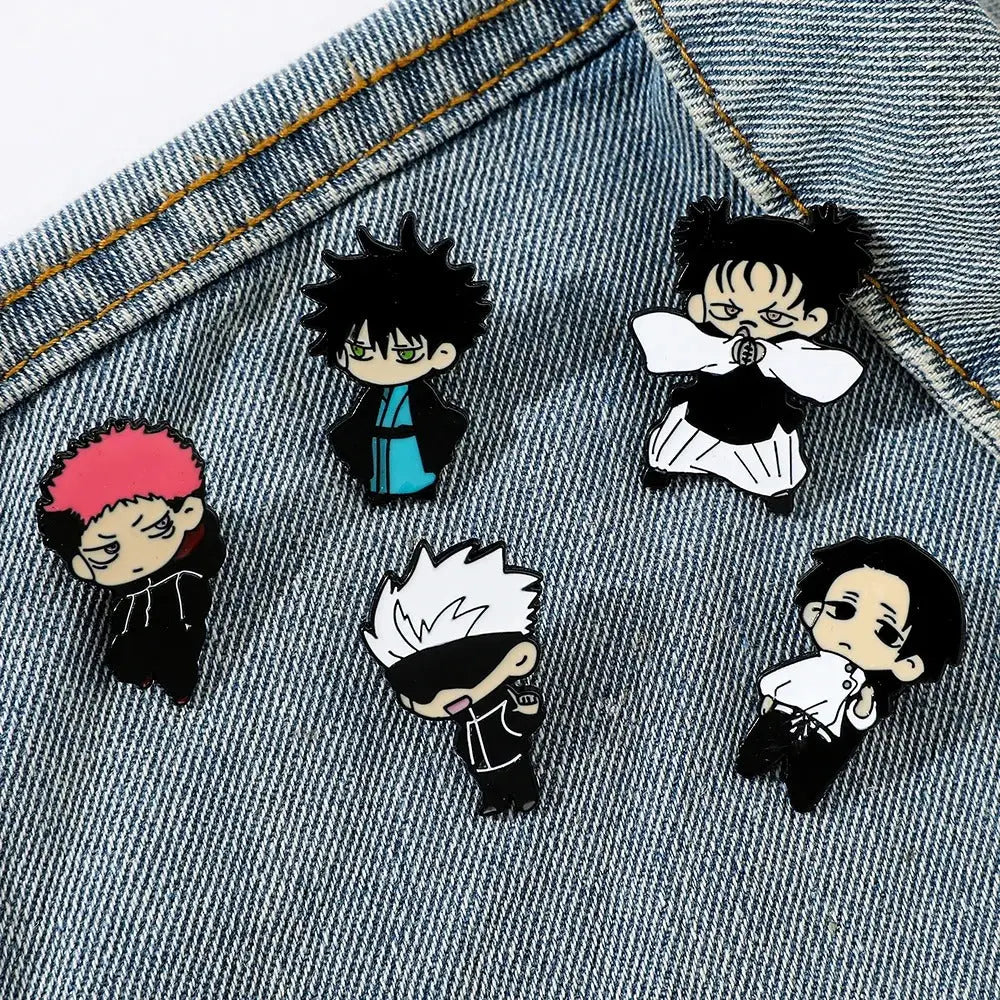 Chibi Pin Merch Chibi JJK Anime Pins Set – 🈹 JAPAN BOX