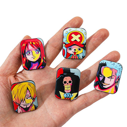 Retro Pirates Anime Pins Set