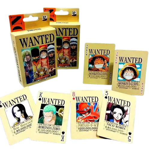 Wanted Pirates Playing Cards