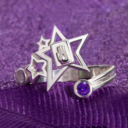 Kujo Jotaro Silver Star Ring