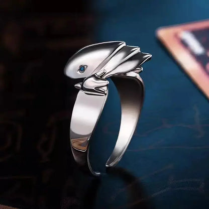 Blue-Eyes White Dragon Ring