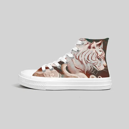 Canvas Japanese Tiger Anime Shoes