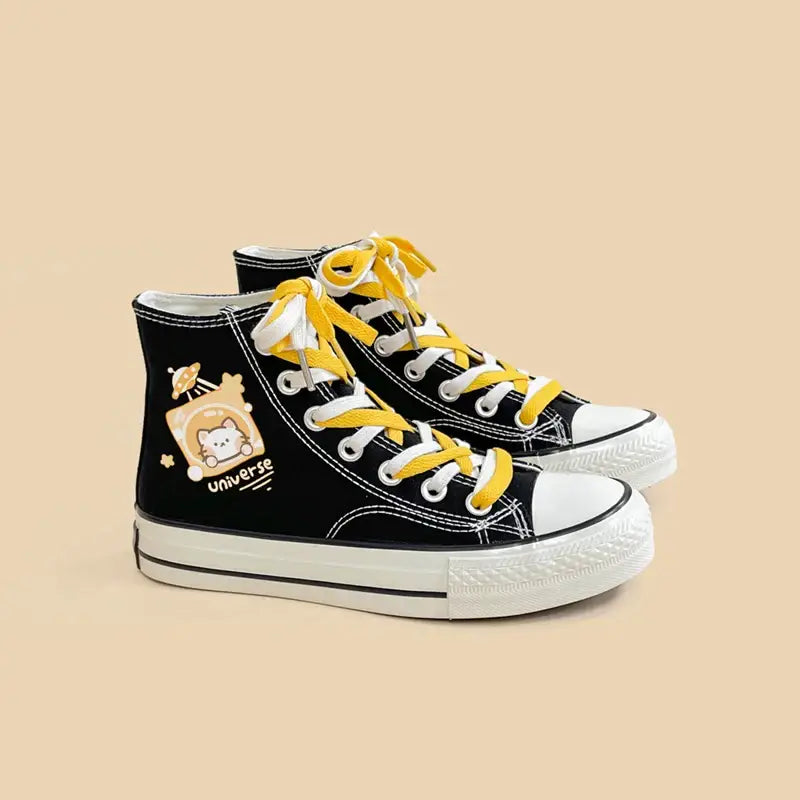 Canvas Neko Universe Anime Shoes