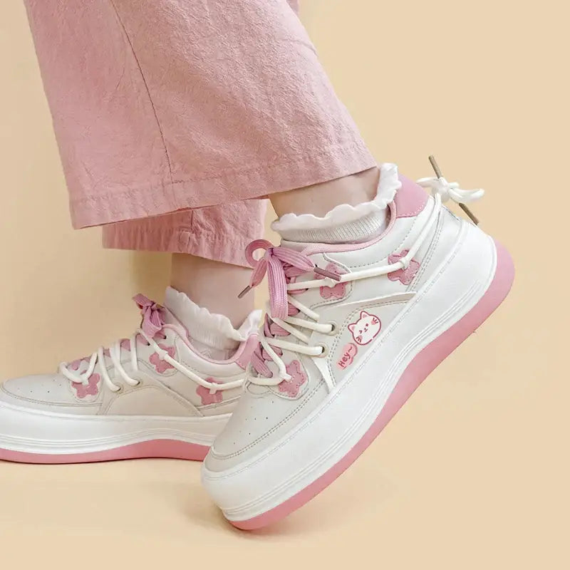 Blossom Neko Anime Shoes