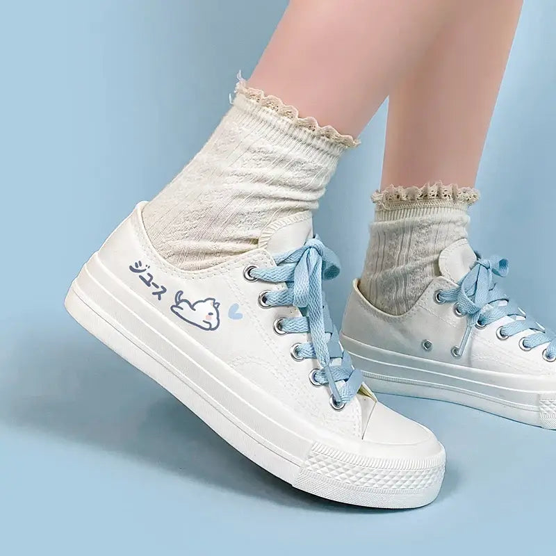 Zapatos de lona Kawaii Kitty Anime