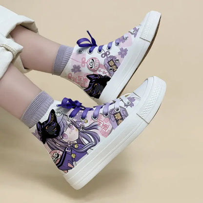 Canvas Lucky Charms Anime Shoes