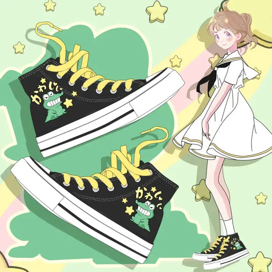 Canvas Mad Croc Anime Shoes