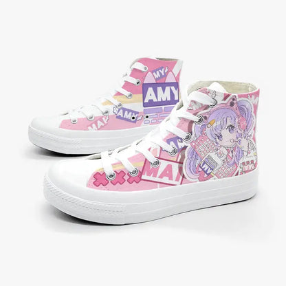 Canvas Amy Anime Shoes