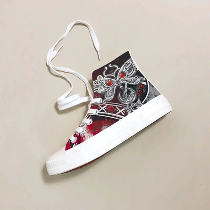 Canvas Gothic Anime Shoes