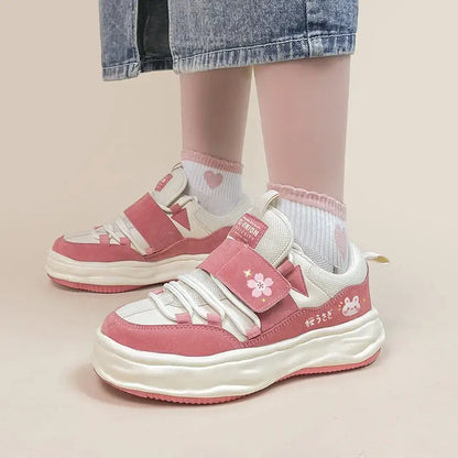 Kawaii Blossom Bunny Anime Shoes