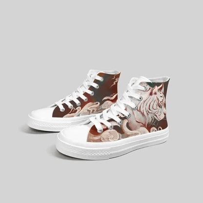 Canvas Japanese Tiger Anime Shoes