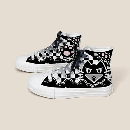 Canvas Mad Neko Anime Shoes