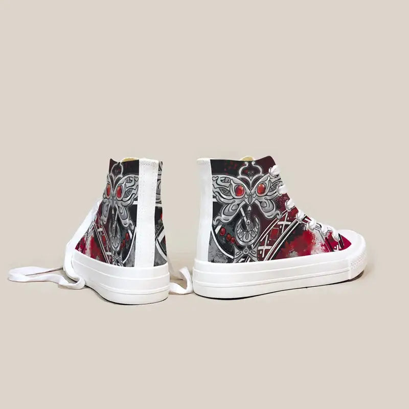 Canvas Gothic Anime Shoes