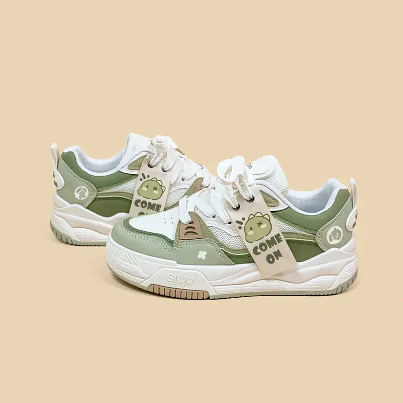 Dino Mint Anime Shoes