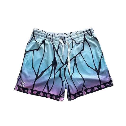 Short de sport à motif Shinobu