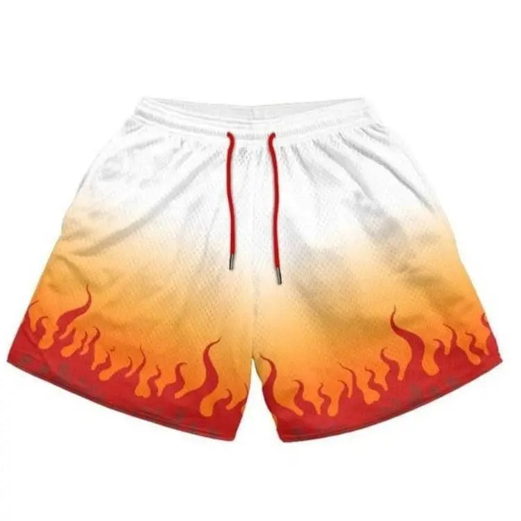 Rengoku Flame Athletic Shorts
