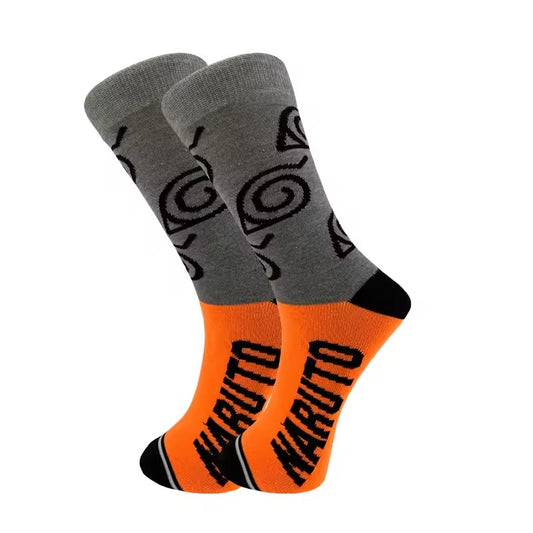 Konoha Orange Anime Socks